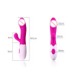 Rabbit Dildo Vibrators G-Spot Vibrators Sexy Toys for Women (IJ-DV0012)